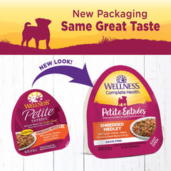 Wellness Petite Entrees small-breed wet food image with turkey and vegetables supports balanced meals