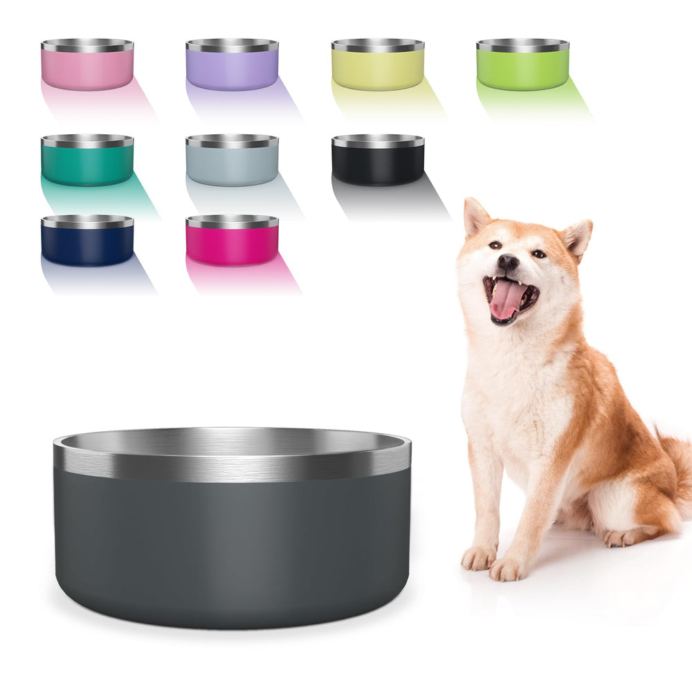 WENBOKMIN stainless steel dog bowl 40oz for durable meals and easy cleaning