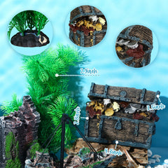 Wenqik ancient ruins tunnel provides multiple caves to explore and swim through.