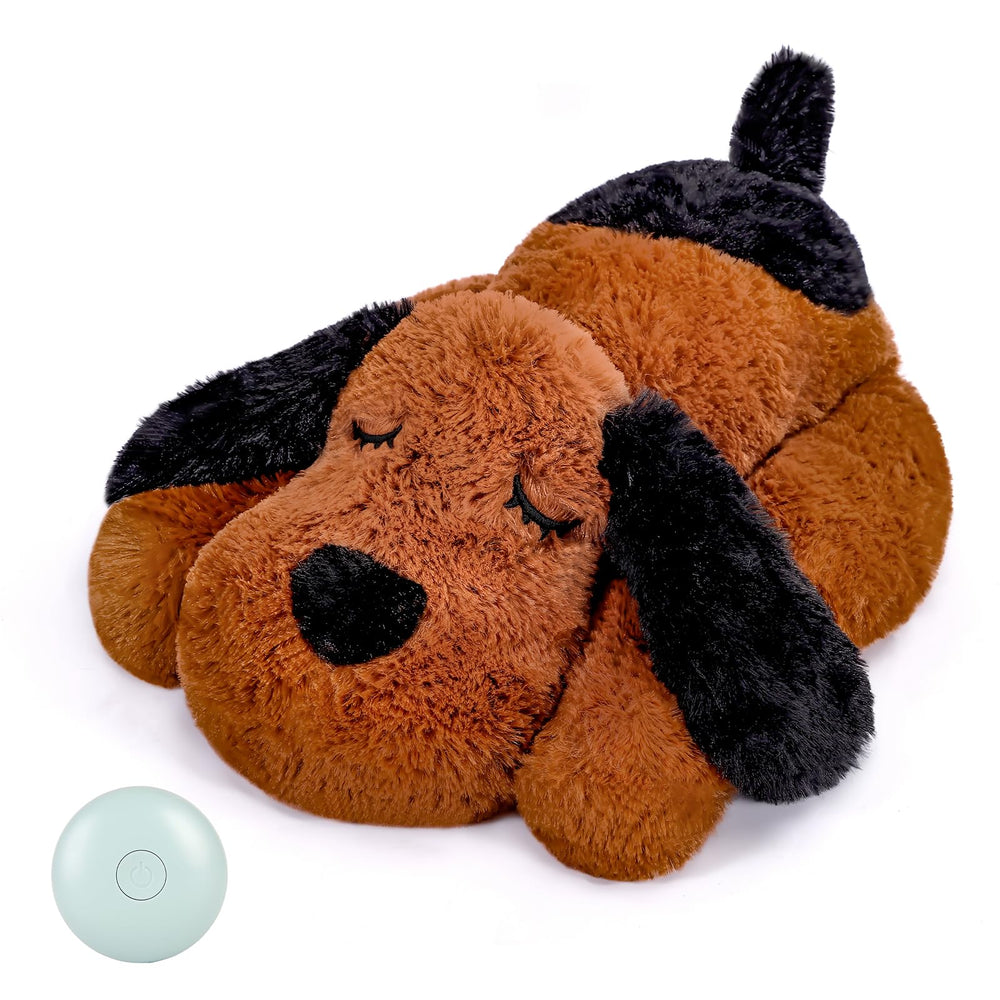 WEOK Heartbeat Puppy plush with pulsing heartbeat to comfort puppies during separation
