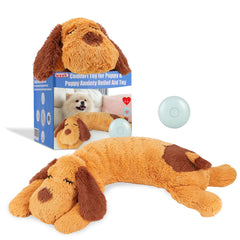 WEOK heartbeat puppy toy pulse enhances calming comfort for anxious puppies