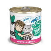 Weruva BFF minced tuna and pumpkin Valentine in gravy β appetizing texture and hydration in one serving.