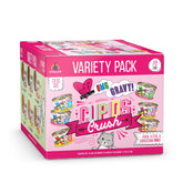 Weruva B F F OMG Cupid Crush variety pack can close-up with gravy and premium proteins for cats