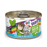 Weruva B.F.F. OMG front can with gravy-rich formula for feline meals