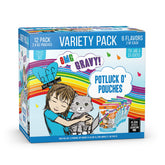 Weruva B.F.F. OMG potluck variety pack 12 pouches for varied feline meals