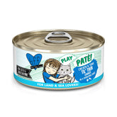 Weruva B.F.F. Play creamy paté texture highlights a protein-rich meal option.