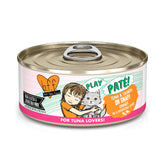 Weruva B.F.F. Play pate Oh Snap tuna and salmon in a creamy texture for picky cats.