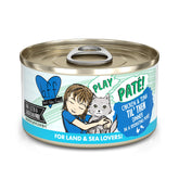 Weruva B.F.F. Play paté til' Then, creamy chicken-tuna texture boosts meal appeal.