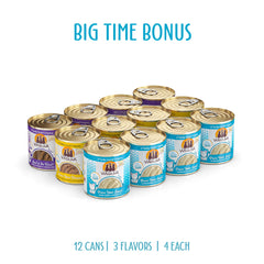 Three Weruva pate flavors lineup for varied meals