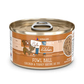 Weruva Cats in The Kitchen Fowl Ball can 24-pack for easy stocking.
