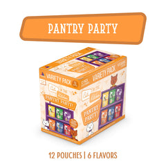 Weruva Cats in the Kitchen Pantry Party Pouch salmon close-up, premium protein for lively dining.