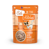 Weruva Cats in the Kitchen Pumpkin Jack Splash tuna in pumpkin soup supports easy digestion.
