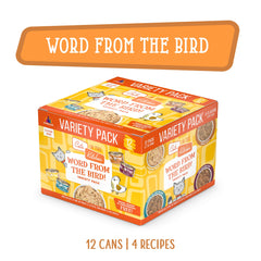 Weruva Chicken Frick 'A Zee can highlighting premium protein and gravy