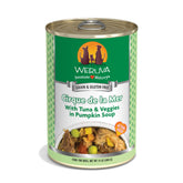 Weruva Cirque de la Mer tuna in gravy can front view, protein-rich meal