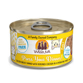 Weruva Classic Cat Paté Press Your Dinner chicken can image, ready to serve