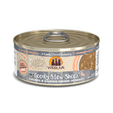 Weruva Goody Stew Shoes packaging showing the eight-pack of 5.5oz cans.