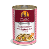 Weruva Classic Peking Ducken can with gravy showing protein-rich wet food for hydration