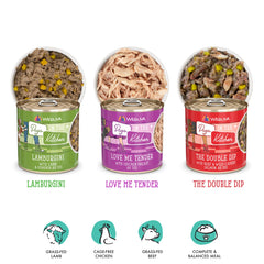 Weruva Dogs in the Kitchen cage-free chicken can supports balanced meals.
