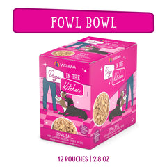 Premium proteins and balanced fat in Weruva Fowl Ball for tasty, satisfying meals.