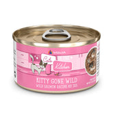 Weruva Kitty Gone Wild wild salmon au jus can with protein-packed seafood for cats