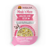 Weruva Meals 'n More digestive support cup pack 12, convenient daily portions for hydration.