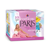 Weruva Pamper Like Paris cups on shelf, premium wet dog food for convenient meals.