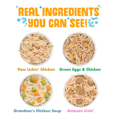 Weruva Paw Lickin' Pals Grandma's Chicken Soup can, comforting dinner option.
