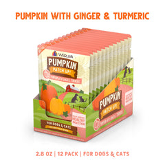 Weruva Pumpkin Patch Up! pumpkin puree being mixed into meals