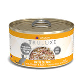 Weruva TruLuxe On The Cat Wok: chicken and beef in pumpkin soup, 3oz can for balanced meals.
