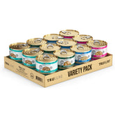 Weruva TruSurf Mediterranean Harvest 3oz can — grain-free and poultry-free for cats.