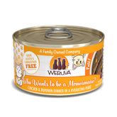 Weruva Who Wants to be a Meowionaire chicken and pumpkin pate can with creamy texture