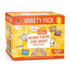 Weruva Word From The Bird variety pack cans for varied cat meals