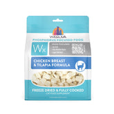 Weruva Wx Phos Focused freeze-dried chicken breast and tilapia formula bag, high palatability
