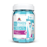 Weruva Wx Phos Focused tuna formula tube front, enticing palatable cat treat.