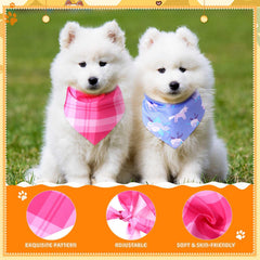 Wesiti dog bandanas easy care and washable for quick refresh.