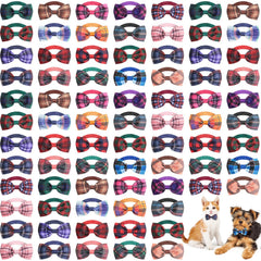 Wesiti dog bow tie with flower pattern, ideal for charming daily wear