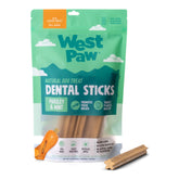 West Paw Dental Sticks textured surface for engaging chewing and plaque reduction.