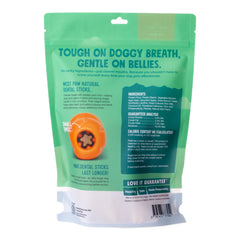 West Paw Dental Sticks featuring upcycled apple ingredients for safe chewing