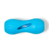 West Paw Qwizl front view Aqua for interactive play and treat dispensing