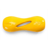 WEST PAW Qwizl treats-dispensing puzzle toy boosts mental engagement during interactive play.