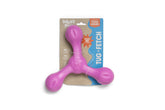 West Paw Zogoflex Air Skamp tug toy in hot pink for durable play and fetch