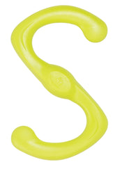 West Paw Zogoflex Bumi close-up shows S-shaped design for durable tug and fetch