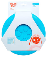 West Paw Zogoflex Zisc in air for high-flying fetch