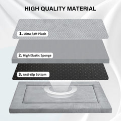 WESTERN HOME anti-slip bottom keeps dog bed in place