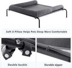 WESTERN HOME removable waterproof pillow close-up highlighting easy cleaning