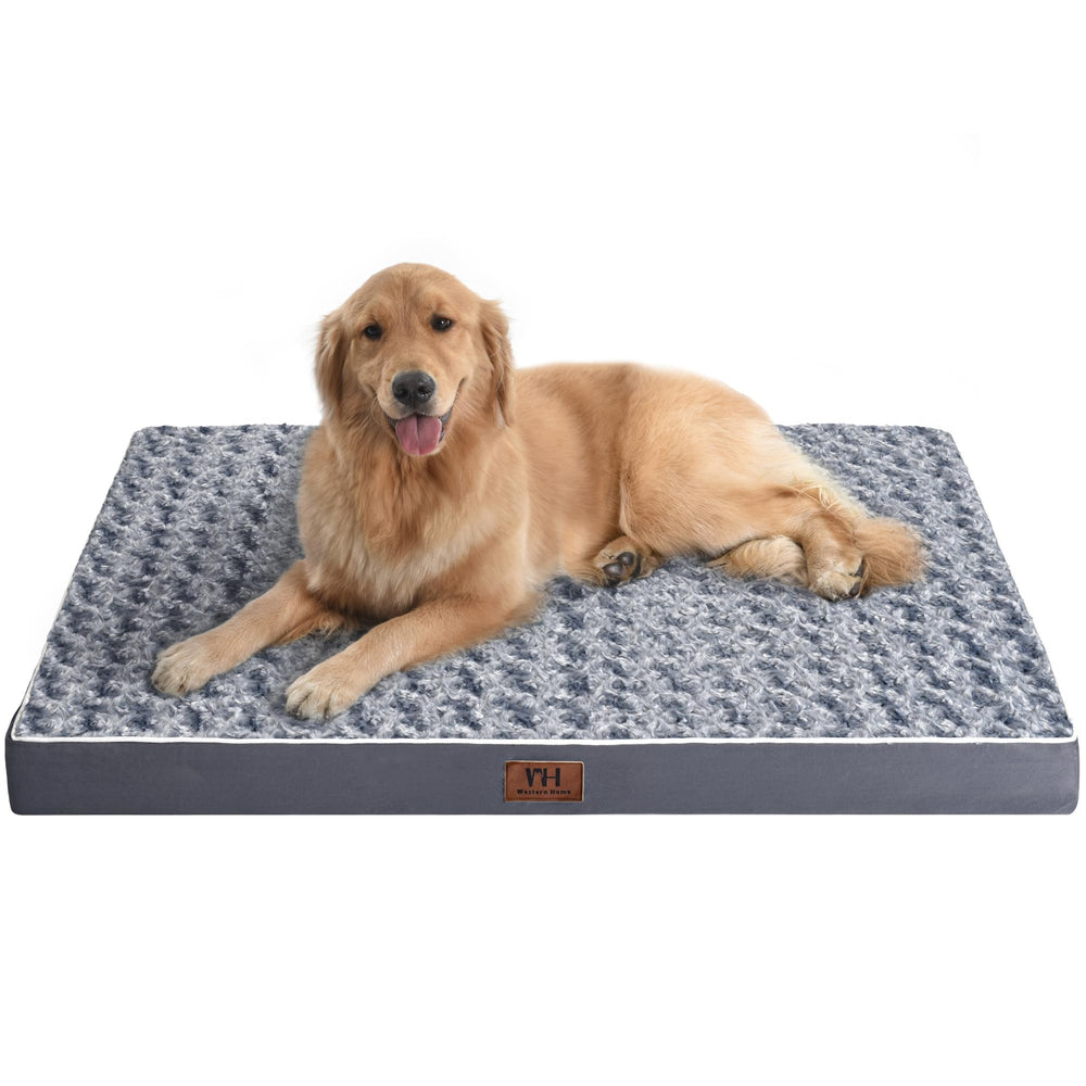 Western Home WH large dog bed waterproof top cover protects the mattress.