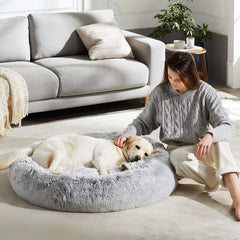 Western Home WH Plush Faux Fur Cover adds luxurious softness for comfort.