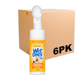 Wet Ones for Pets built-in brush cleans muddy paws after a walk