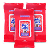 Wet Ones Pets Freshening Cat Wipes clean the coat with aloe vera for a fresh, light scent.