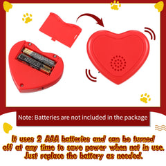 Wettarn night-time comfort for pets with heartbeat toy on bed
